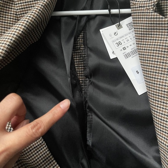 COPY - ZARA Hounds tooth tailored blazer NWT - Picture 10 of 10